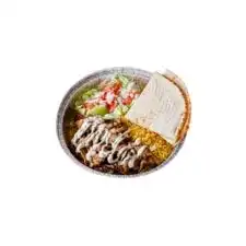 Mediterranean platters at Fat Moe's in Hawthorne, NJ